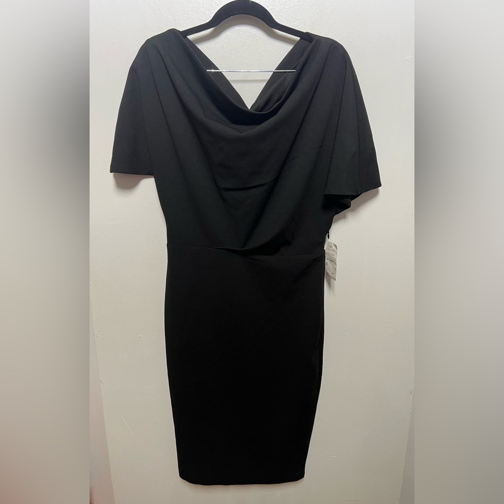 “Alexia Admor” Black Dress SZ: (M) New With Tags Simple Black Dress